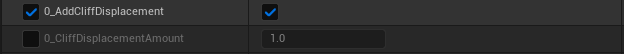 CliffDisplacementSetting